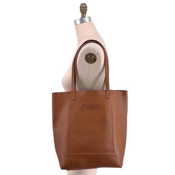 m0851 Anthropologie Vachetta Leather Brown Large Tote Canadian Designer - Picture 13 of 13